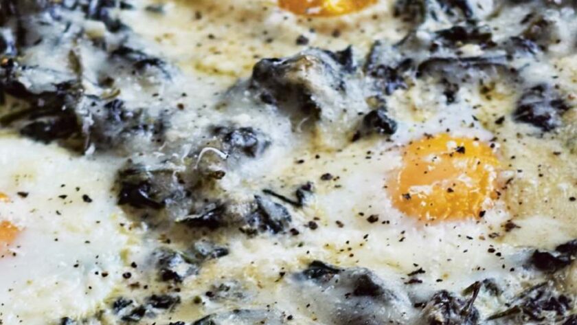 Ina Garten Creamed Spinach & Eggs