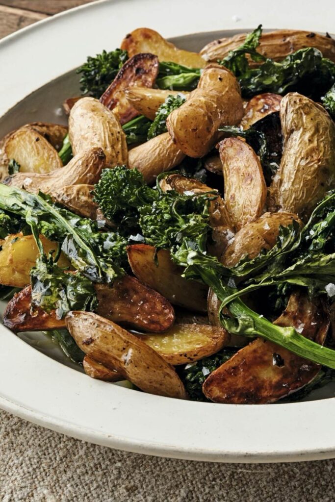 Ina Garten Roasted Fingerling Potatoes & Almost Any Green Vegetable