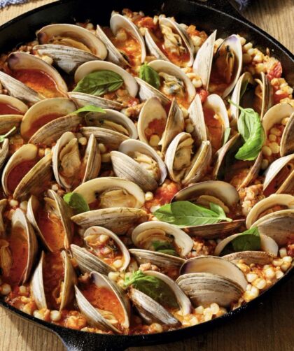 Ina Garten Summer Skillet With Clams, Sausage & Corn