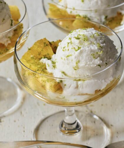 Ina Garten Roasted Pineapple With Coconut Gelato