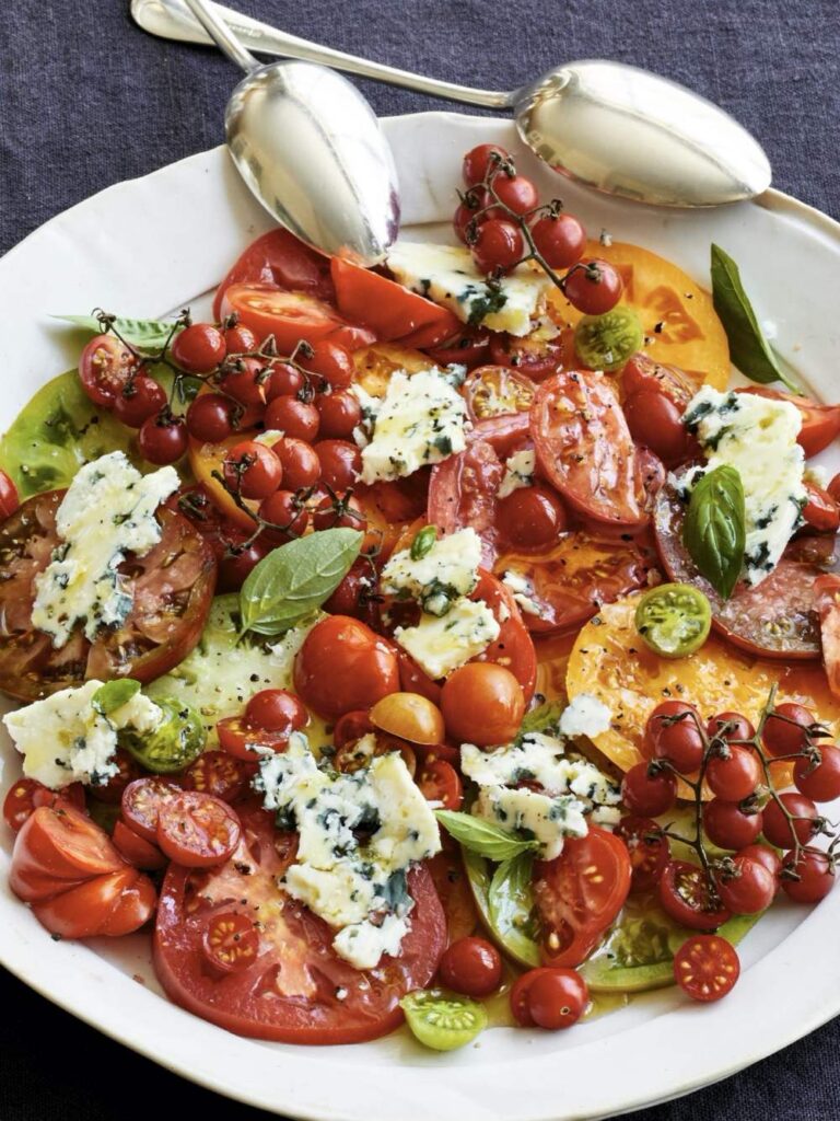 Ina Garten Heirloom Tomato & Blue Cheese Salad