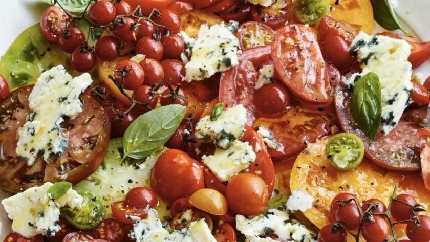 Ina Garten Heirloom Tomato & Blue Cheese Salad