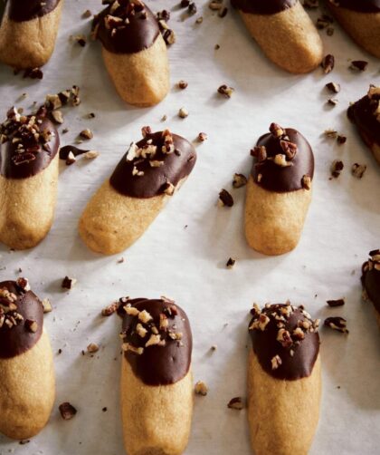 Ina Garten Chocolate-dipped Brown Sugar Shortbread