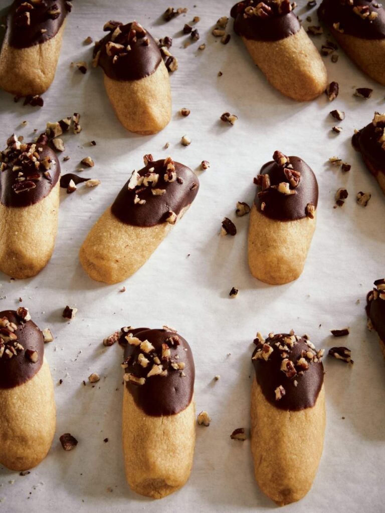 Ina Garten Chocolate-dipped Brown Sugar Shortbread