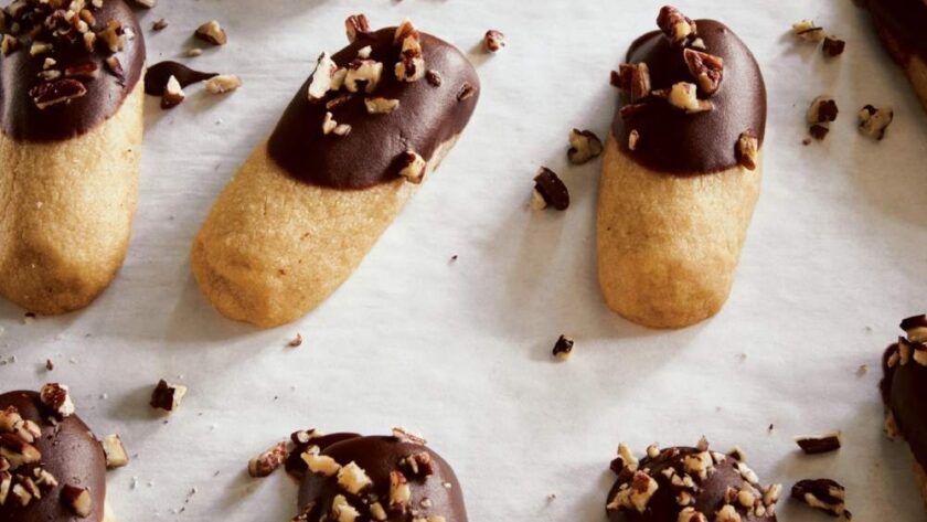 Ina Garten Chocolate-dipped Brown Sugar Shortbread