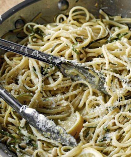 Ina Garten Lemon Linguine With Zucchini & Basil