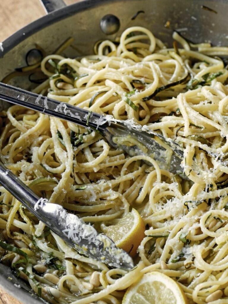 Ina Garten Lemon Linguine With Zucchini & Basil