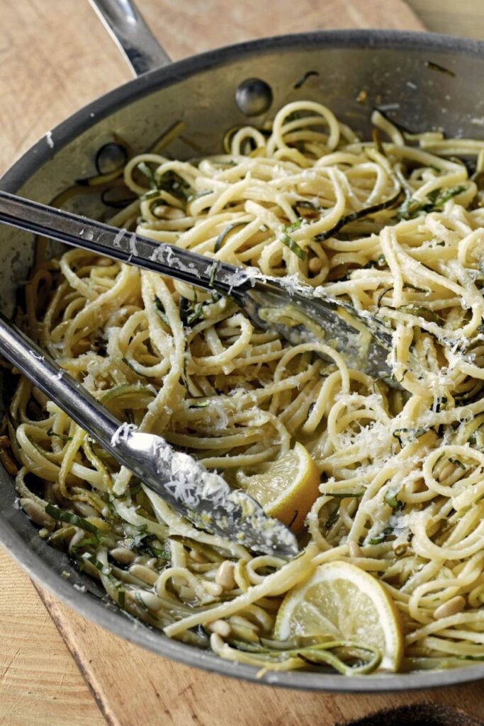 Ina Garten Lemon Linguine With Zucchini & Basil