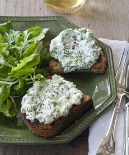 Ina Garten Herbed Ricotta Bruschettas