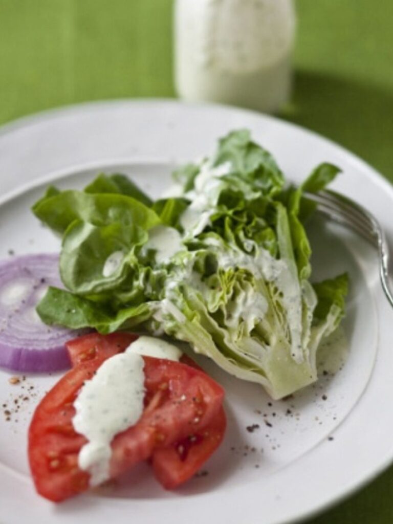 Ina Garten Buttermilk Ranch Dressing With Bibb Lettuce