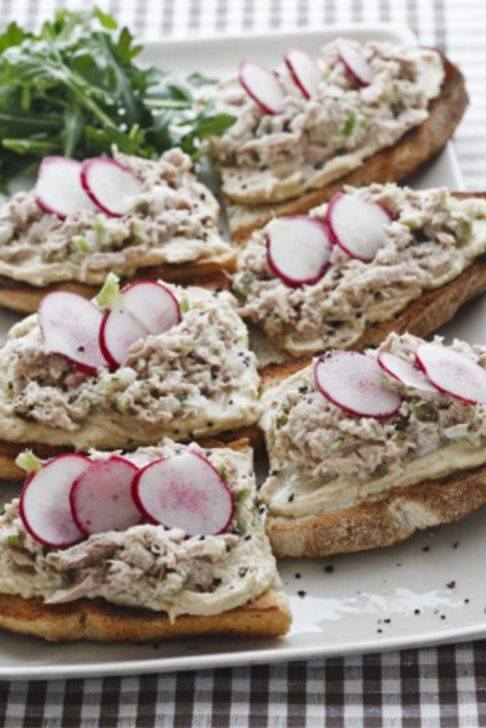 Ina Garten Tuna & Hummus Sandwiches