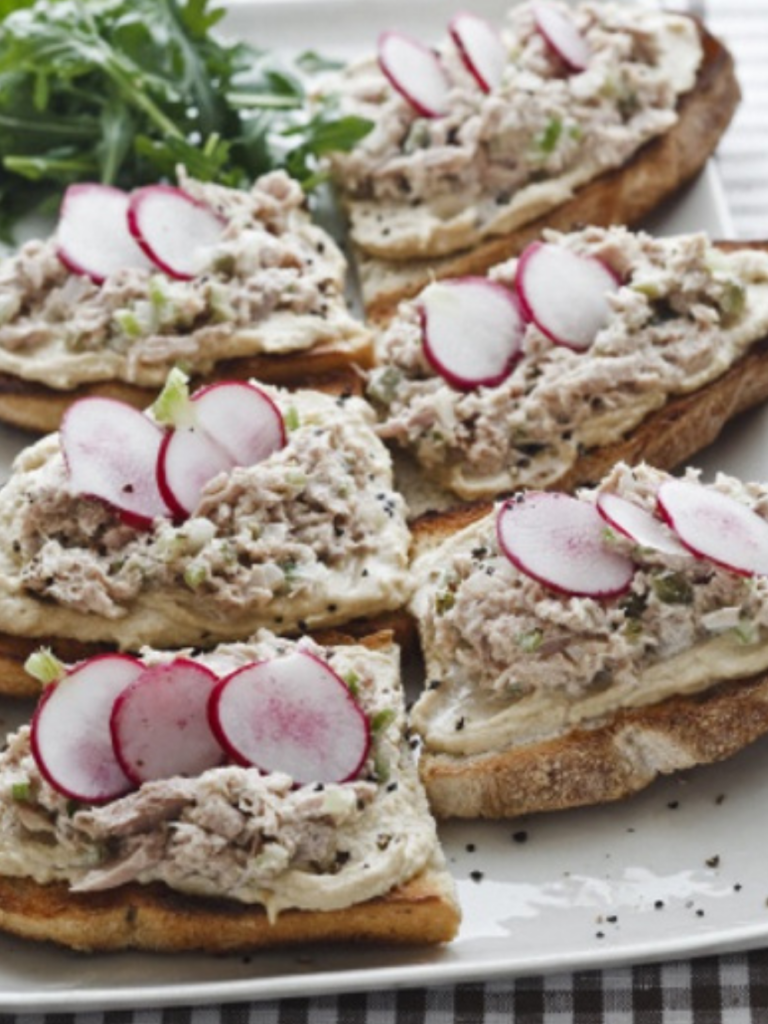 Ina Garten Tuna & Hummus Sandwiches