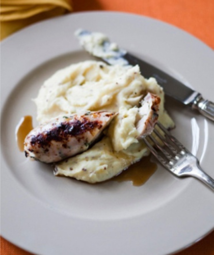 Ina Garten Bangers & Mustard Mash