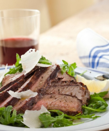 Ina Garten Grilled Steak & Arugula