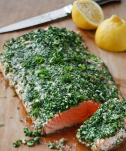 Ina Garten Roasted Salmon With Green Herbs