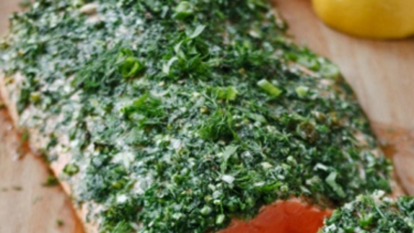 Ina Garten Roasted Salmon With Green Herbs