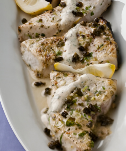 Ina Garten Caesar-roasted Swordfish