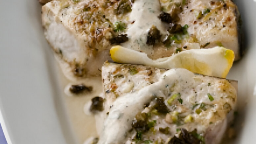 Ina Garten Caesar-roasted Swordfish