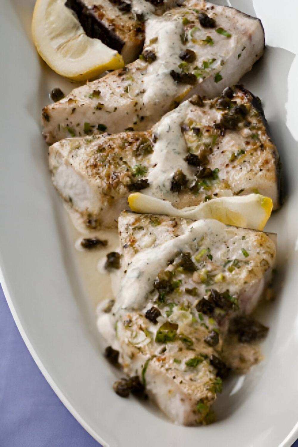 Ina Garten Caesar-roasted Swordfish