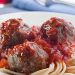 Ina Garten Spicy Turkey Meatballs & Spaghetti