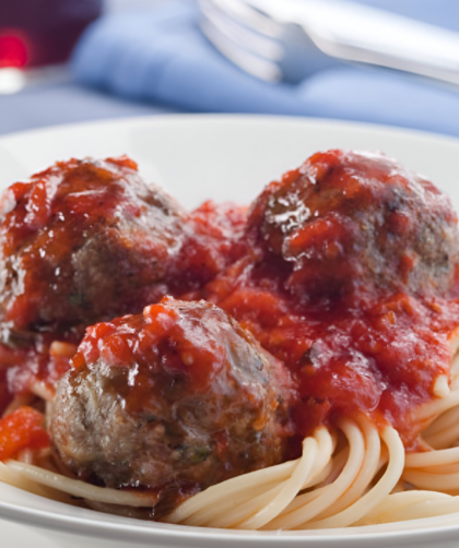 Ina Garten Spicy Turkey Meatballs & Spaghetti