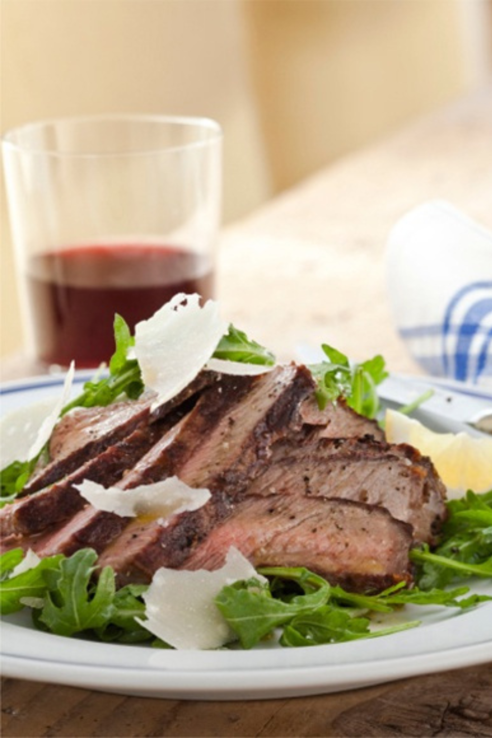 Ina Garten Grilled Steak & Arugula