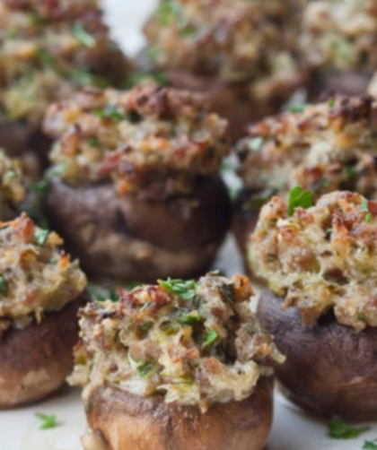 Ina Garten Sausage-stuffed Mushrooms