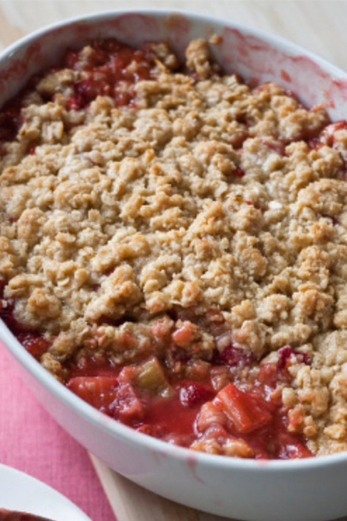 Ina Garten Strawberry Rhubarb Crisp