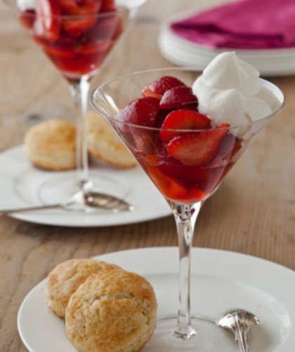 Ina Garten Strawberry Shortcakes, Deconstructed