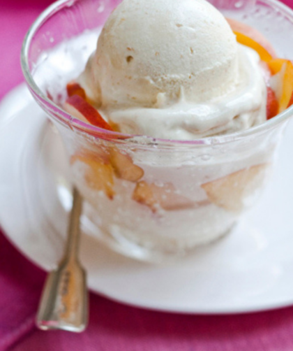 Ina Garten Ultimate Peach Ice Cream