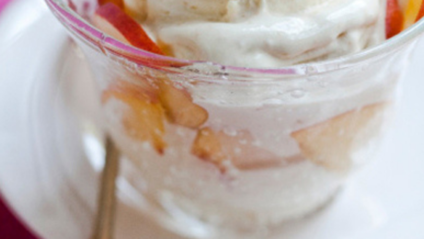 Ina Garten Ultimate Peach Ice Cream