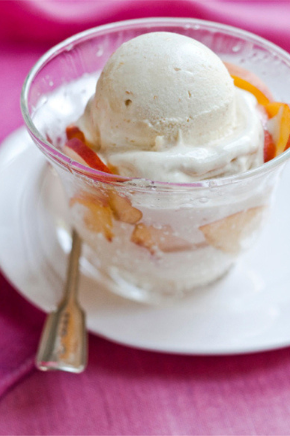 Ina Garten Ultimate Peach Ice Cream