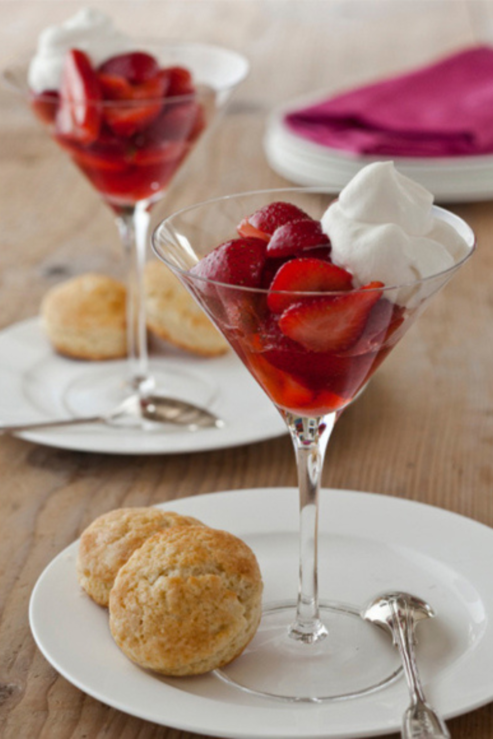 Ina Garten Strawberry Shortcakes, Deconstructed