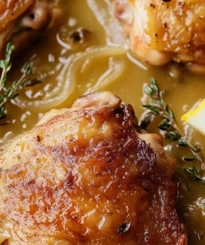 Barefoot Contessa Creamy Chicken Thighs With Lemon And Thyme