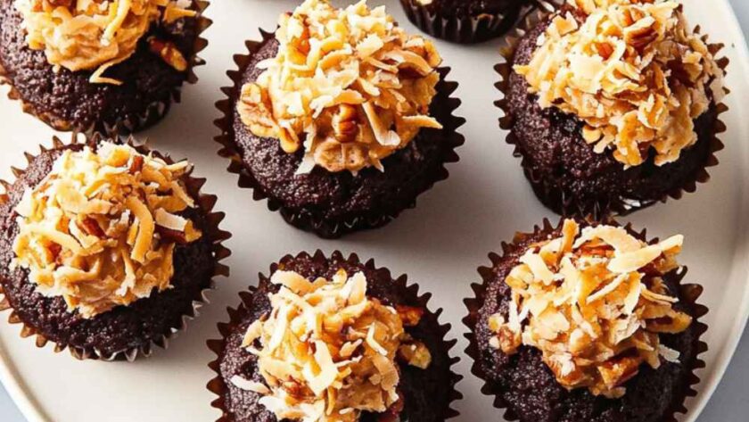 Barefoot Contessa German Chocolate Cupcakes