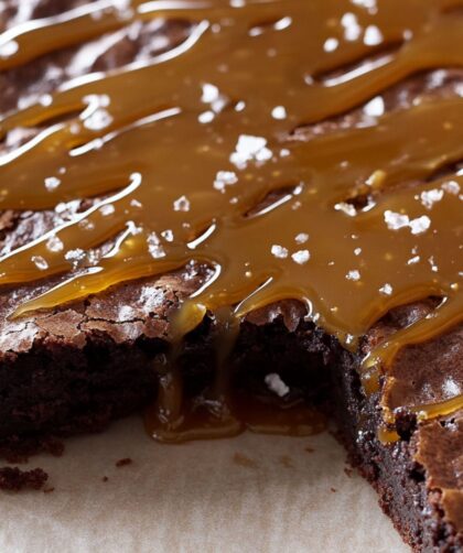 Barefoot Contessa Salted Caramel Brownies