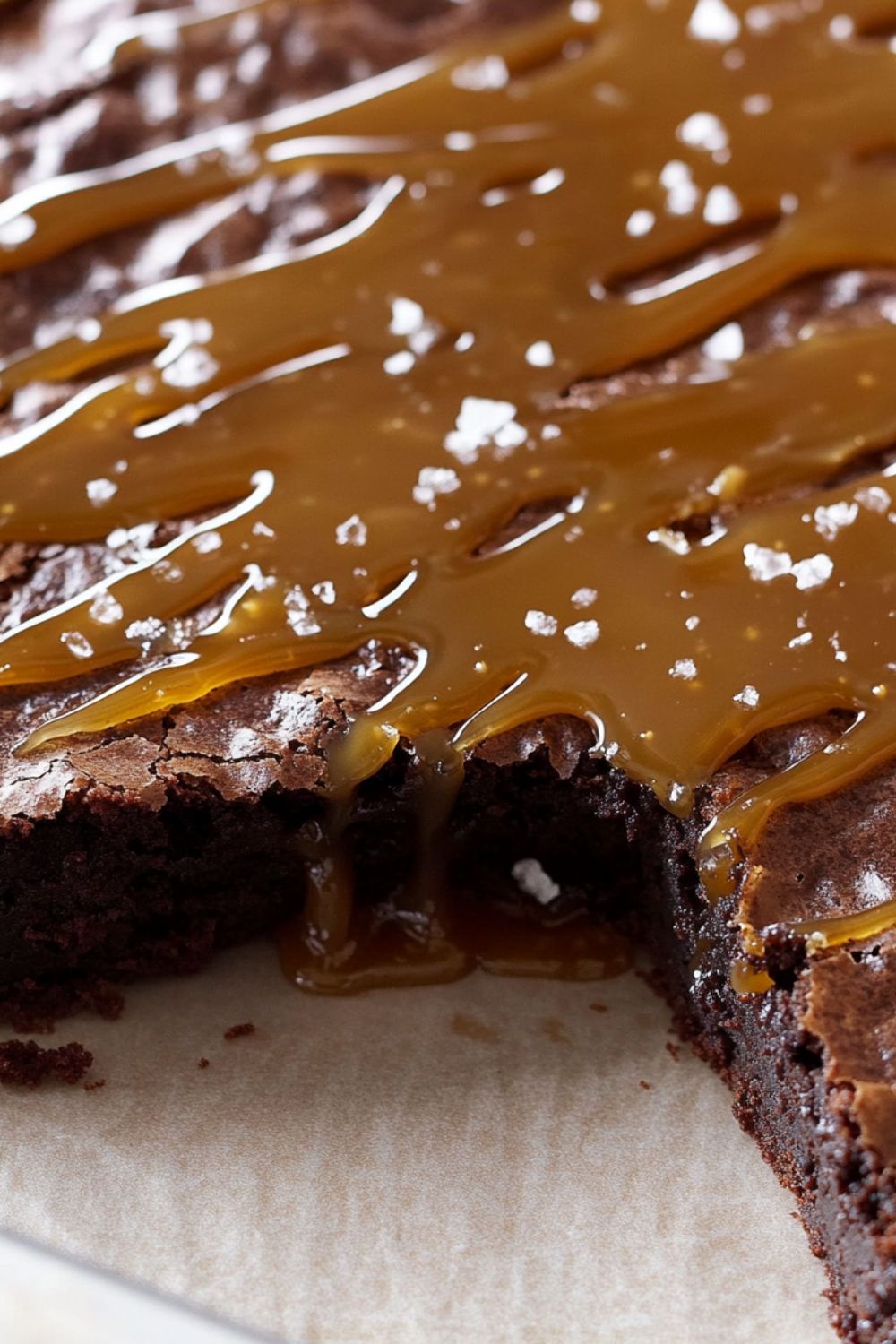 Barefoot Contessa Salted Caramel Brownies