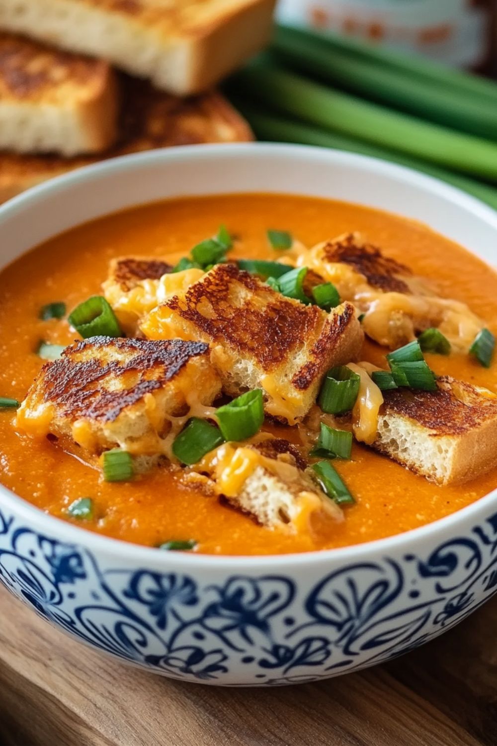 Barefoot Contessa Easy Tomato Soup & Grilled Cheese Croutons