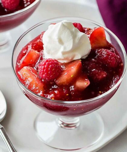 Barefoot Contessa Stewed Rhubarb & Red Berries