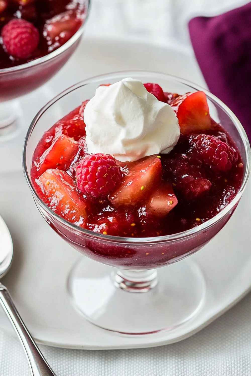 Barefoot Contessa Stewed Rhubarb & Red Berries