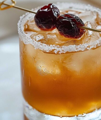 Barefoot Contessa Sidecars with Dried Cherries