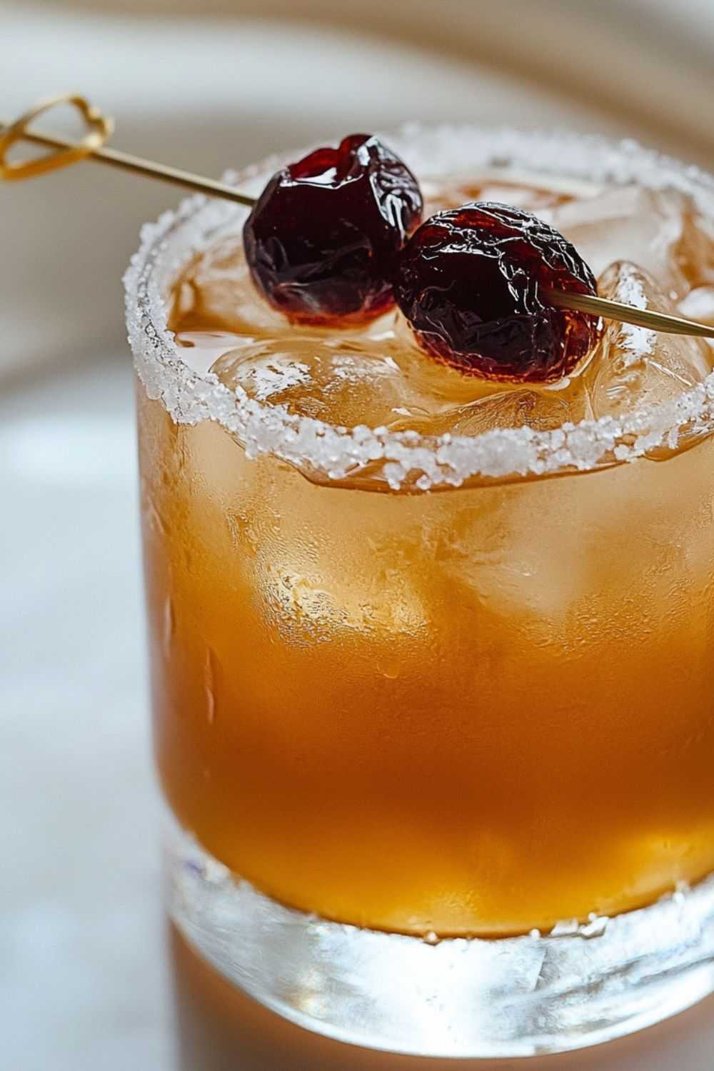 Barefoot Contessa Sidecars with Dried Cherries