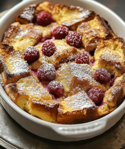 Barefoot Contessa Raspberry Baked French Toast