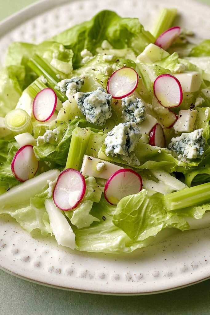 Barefoot Contessa Crunchy Iceberg Salad With Creamy Blue Cheese