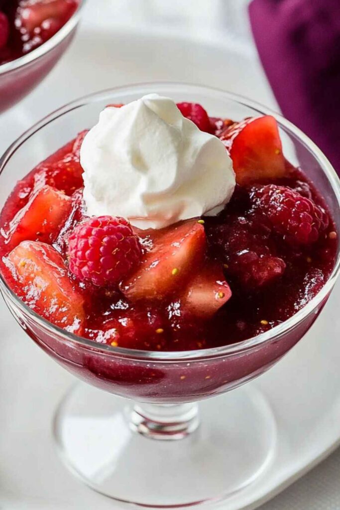 Barefoot Contessa Stewed Rhubarb & Red Berries