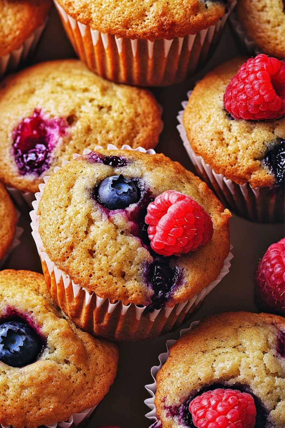 Barefoot Contessa Tri-berry Muffins