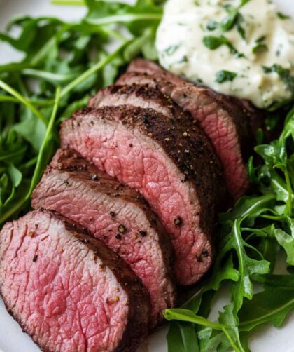 Barefoot Contessa Slow-roasted Filet Of Beef With Basil Parmesan Mayonnaise