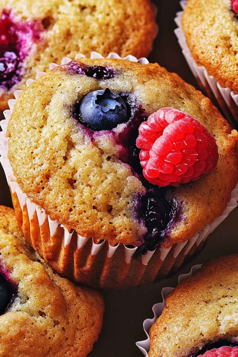 Barefoot Contessa Tri-berry Muffins