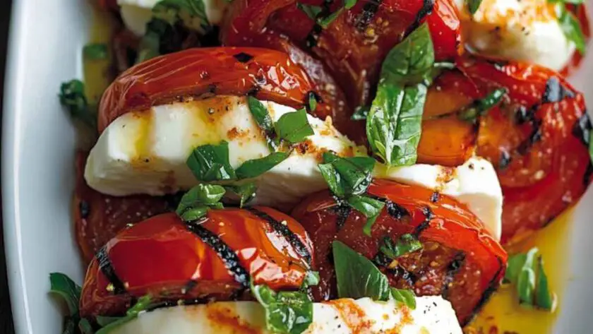 Barefoot Contessa Roasted Tomato Caprese Salad