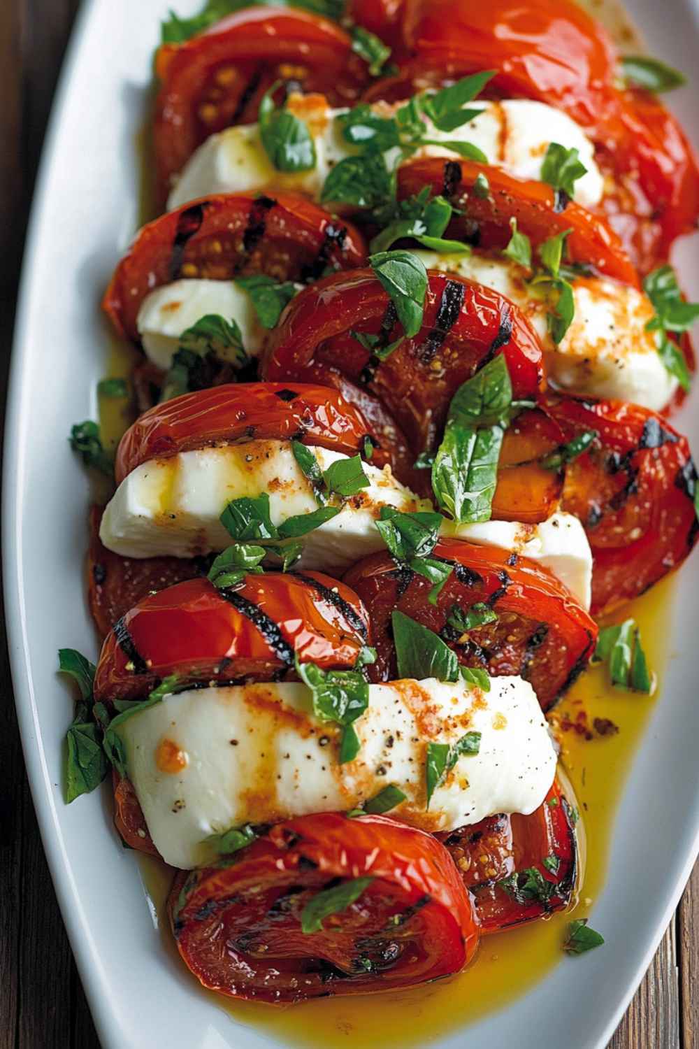 Barefoot Contessa Roasted Tomato Caprese Salad